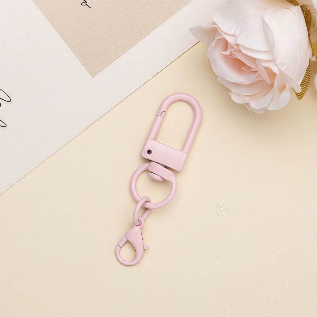 Macaron-finish lobster clasp charm – DIY fuse bead keychain accessory