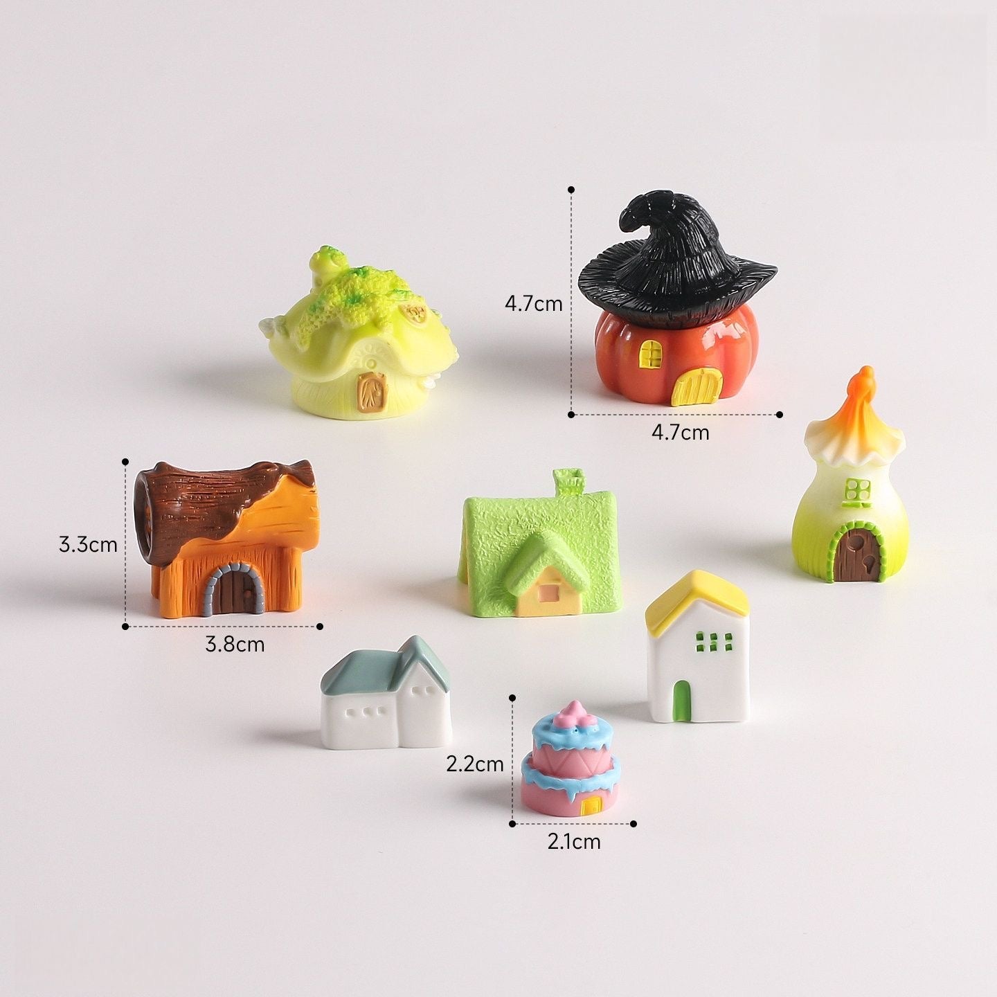 New Mini Fairy-Tale Candy Cottage Blind Bag – Cartoon Miniature House Model Ornament & Trendy Accessory