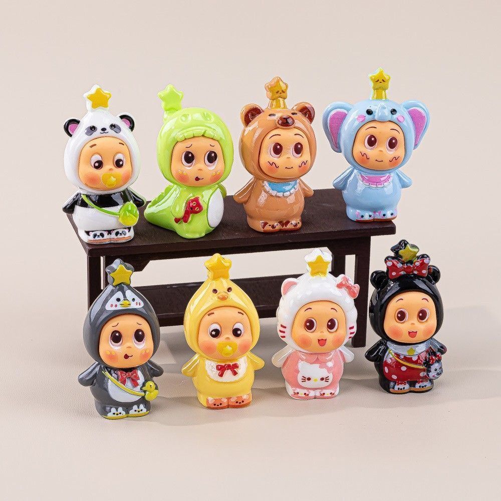 Animal Star Cub DIY Accessory – Trendy Resin Figurine