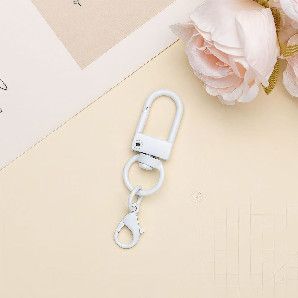 Macaron-finish lobster clasp charm – DIY fuse bead keychain accessory