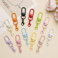 Macaron-finish lobster clasp charm – DIY fuse bead keychain accessory