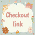 Dedicated checkout link for the livestream