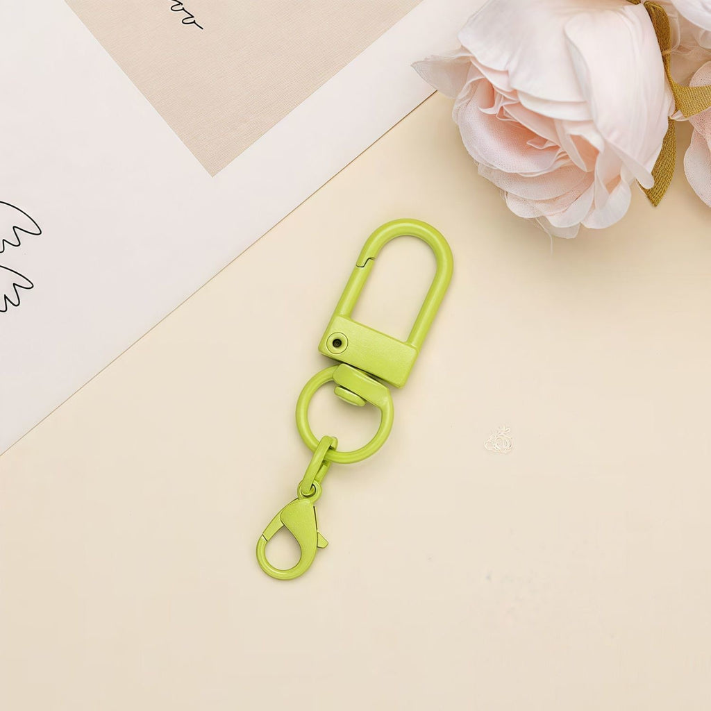 Macaron-finish lobster clasp charm – DIY fuse bead keychain accessory